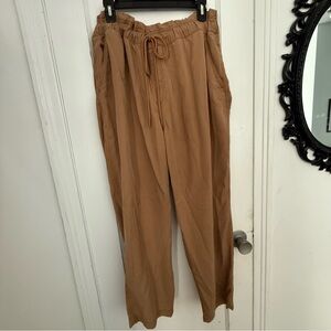 Women’s Tan Drawstring Pants NWT